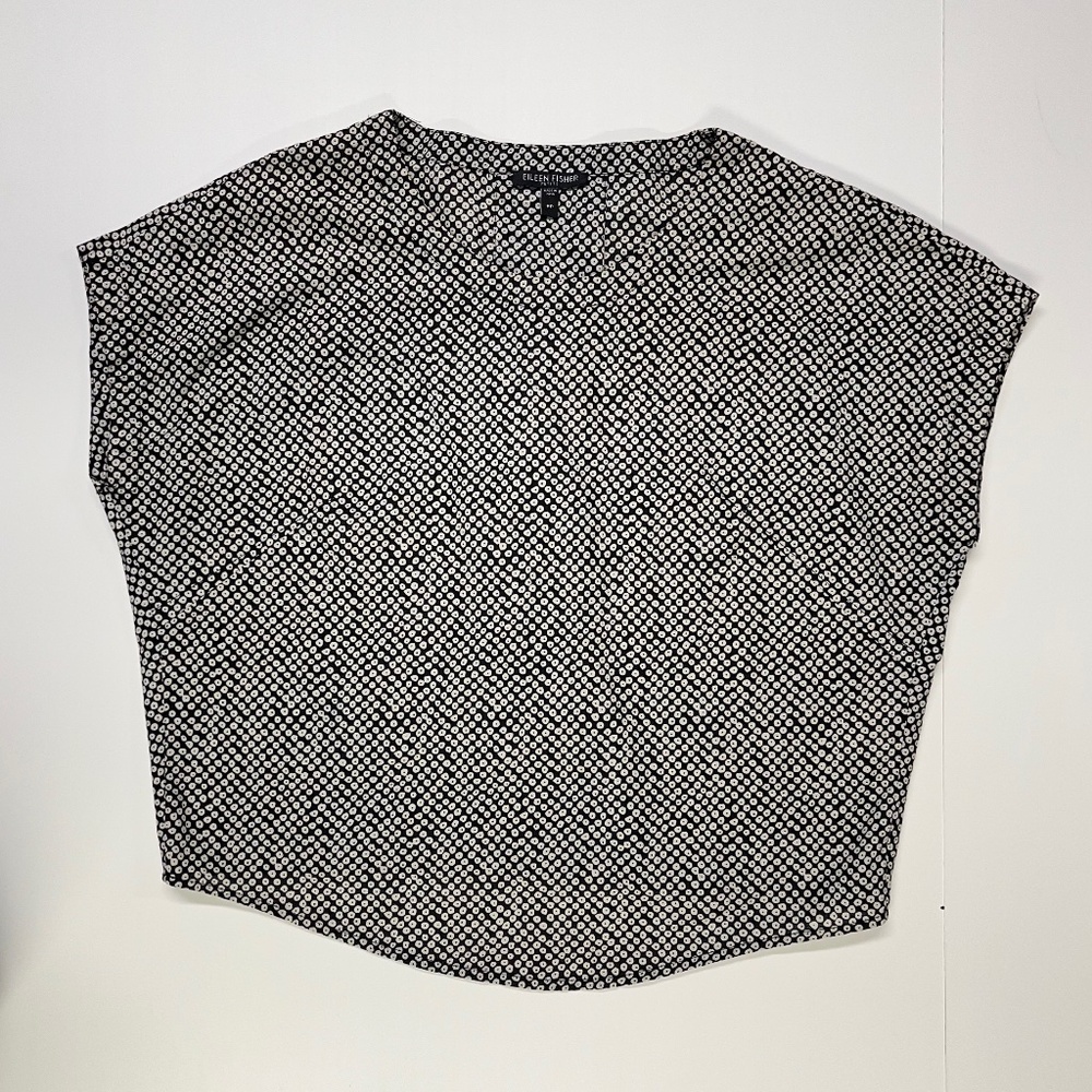 Eileen Fisher Boxy Top Size PP EUC